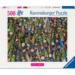 Puzzle Ravensburger Floating Market Indonesia 500 Κομμάτια