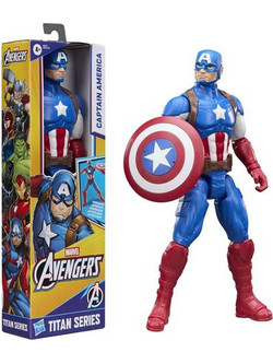 Hasbro Marvel Avengers Titan Series Captain America Φιγούρα Δράσης για 4+ Ετών 30cm