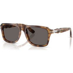 Persol PO8002S 1243B1 Ανδρικά Γυαλιά Ηλίου Aviator Κοκάλινα Καφέ με Καφέ Φακό