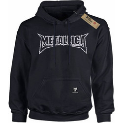 Takeposition Metallica Παιδικό Φούτερ με Κουκούλα Μαύρο 214-811-7502