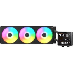 Cougar Poseidon Vistek Pro 360 Black Υδρόψυξη CPU 120mm ARGB για Socket AM2 / AM2+ / AM3 / AM3+ / FM1 / FM2 / 1366 / AM4 / FM2+ / 1200 / 1700 / AM5 / 1851 / 115x