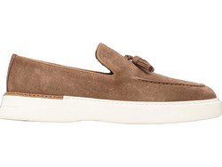 Boss Shoes Ανδρικά Μοκασίνια Loafers Καστόρινα Μπεζ D7865