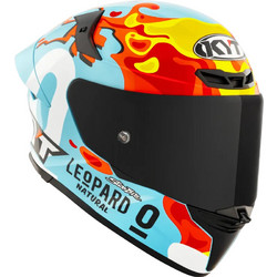 KYT TT-Revo Leopard Replica Aragon E06 Multicolor Κράνος Μηχανής Full Face 1450gr
