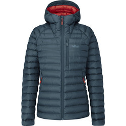 Rab Γυναικείο Μπουφάν Puffer Μακρύ Navy Μπλε QDB-13-ORB-16
