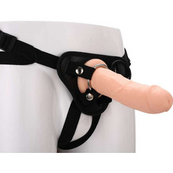 Dream Toys RealStuff Harness Strap On με Dildo 21cm Flesh