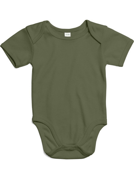 BabyBugz Φορμάκι Εσώρουχο Κοντομάνικo Olive Organic BZ10752