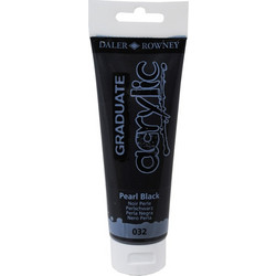 Daler-Rowney Graduate 032 Pearl Black Ακρυλικό Χρώμα Ζωγραφικής 120ml