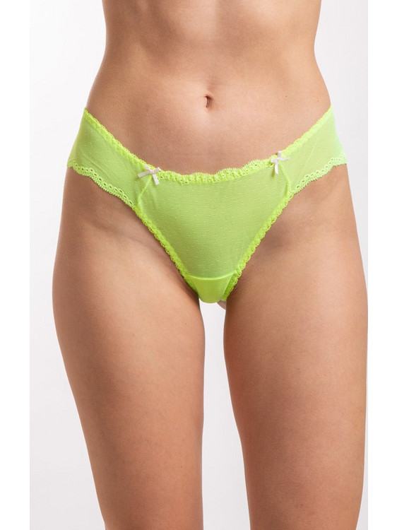 Miss Rosy Γυναικείο Brazil με Δαντέλα Lime 1103
