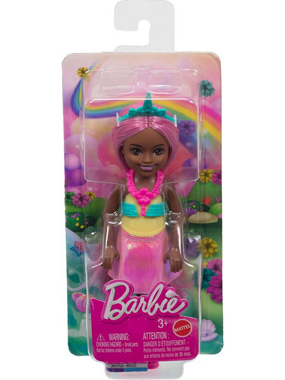 Mattel Barbie Chelsea Unicorn Pink Hair Dark Skin