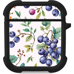Sonique Fruit Series Θήκη Σιλικόνης για Apple AirPods 1 / 2 Μύρτιλο