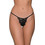 Milena By Paris Γυναικείο Sexy String με Δαντέλα Μαύρο 6895