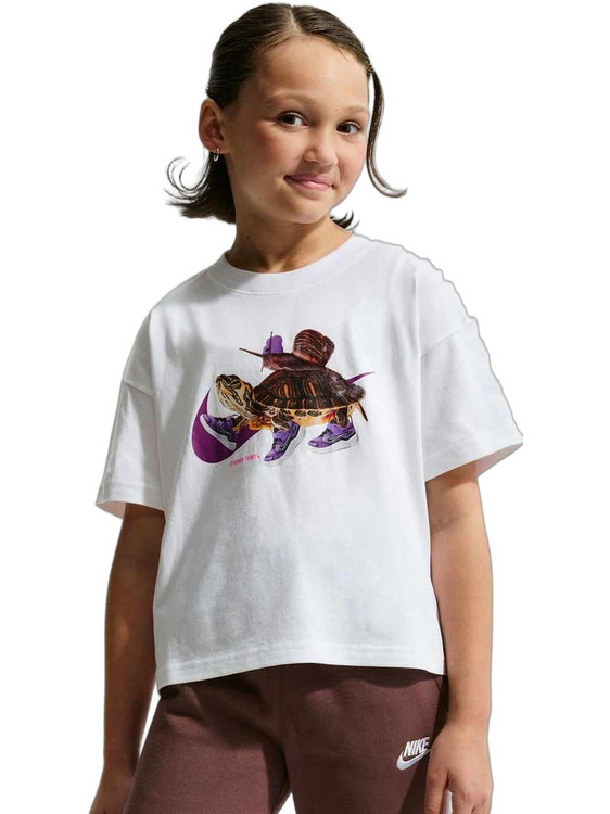 Nike Παιδικό T-Shirt Κοντομάνικο Λευκό II0884-100