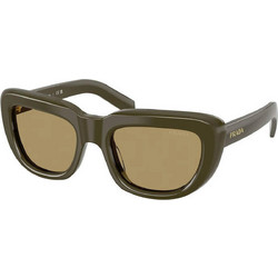Prada PR07S 26J70G Γυναικεία Γυαλιά Ηλίου Cat Eye Κοκάλινα Καφέ με Καφέ Φακό