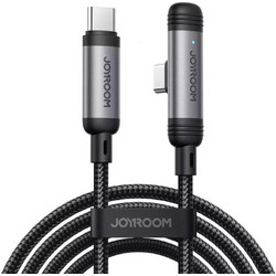 Joyroom S-A56 Enjoyx Series 90 Angle 90° Braided USB-C to Lightning Cable 60W 1.2m Black