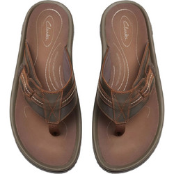 Clarks Wesley Ανδρικές Σαγιονάρες Ανατομικές Καφέ 26176987