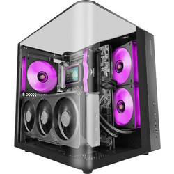 Mars Gaming MC-INFINIOLITE Black Gaming Midi Tower Κουτί Υπολογιστή με Πλαϊνό Παράθυρο