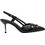 Tamaris Γόβες Slingback Δερμάτινες με Τακούνι Στιλέτο Μαύρες 1-29631-46-003