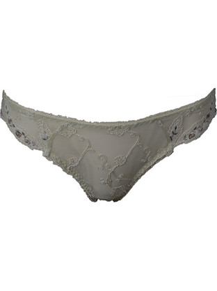 Luna Eternity Γυναικείο Sexy String με Δαντέλα Μπεζ 2854