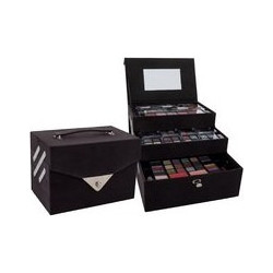 Zmile Cosmetics Beauty Case Velvety Limited Dark Grey Set