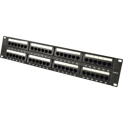 PowerOn PP-C6-U48 Patch Panel Rack 2U 19" 48 Θυρών Cat.6 Unshielded UTP