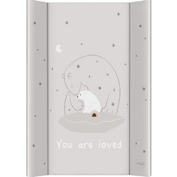 Ceba Baby Polar Bear Σκληρή Αλλαξιέρα Μωρού Πλαστική 70x50cm Γκρι