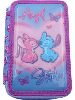 Giotto Disney Stitch Κασετίνα Γεμάτη με 3 Θήκες Πολύχρωμη 565646