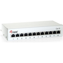 Equip 227362 Ethernet Patch Panel Rack 12 Θυρών Cat.6