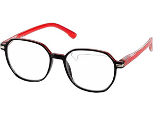 EyeLead E265 Ανδρικά Γυαλιά Πρεσβυωπίας +2.75 Κοκάλινα Μαύρα Κόκκινα
