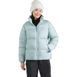 Columbia Puffect II Γυναικείο Μπουφάν Χειμωνιάτικο Puffer Μακρύ Τιρκουάζ WL2434-461
