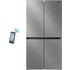 Midea MDRM923CIE46M Ψυγείο Ντουλάπα 7lt Full No Frost Υ177.5xΠ90.8xΒ73.6cm Inox