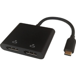 Deltaco USB-C Docking Station με DisplayPort και Σύνδεση 2 Οθονών