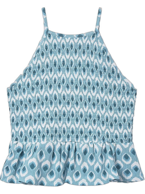 Mayoral Παιδικό Crop Top Αμάνικο Μπλε 26-06027-045