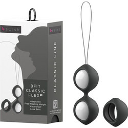 bswish Bfit Classic Flex Σετ Κολπικές Μπάλες Μαύρες 2τμχ D-233246