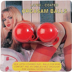 Latex Orgasm Κολπικές Μπάλες Κόκκινες