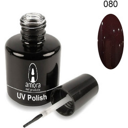 Amora 080 Bitter Chocolate Ημιμόνιμο Βερνίκι Νυχιών 10ml