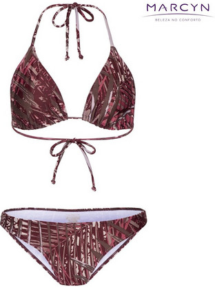 Marcyn Bikini Set Τριγωνάκι Καφέ 095.7216-FOL1