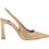 Angel Alarcon Γόβες Slingback Δερμάτινες με Χοντρό Ψηλό Τακούνι Χρυσές 24031-539C