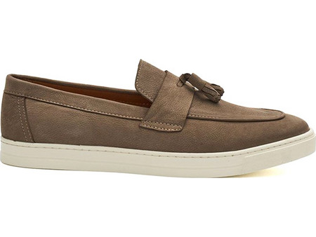 Perlamoda Ανδρικά Μοκασίνια Loafers Καστόρινα Εκρού 7176873NNUBU16