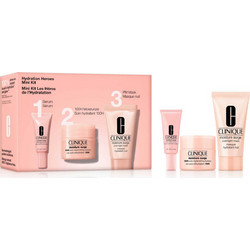 Clinique Moisture Surge 100H Auto-Replenishing Hydrator 15ml + Moisture Surge Active Glow Serum 5ml + Moisture Surge Overnight Mask 30ml