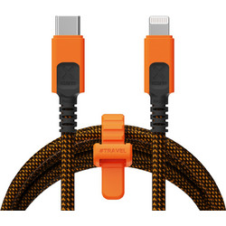 Xtorm CXX2002 Braided USB-C to Lightning Cable 1.5m Black Orange