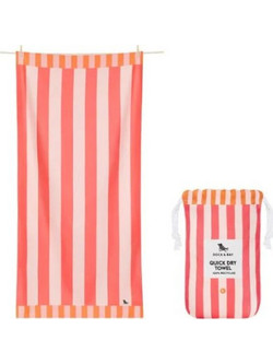 Dock & Bay Raspberry Road Πετσέτα Θαλάσσης Microfiber Ροζ 90x160cm