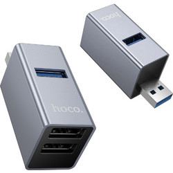 Hoco HB54 USB Hub 3.0 USB-A με 3 Θύρες USB-A