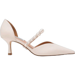 Steve Madden Γόβες Δερμάτινες με Λεπτό Χαμηλό Τακούνι Nude 11905221