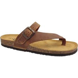 Plakton Γυναικεία Σανδάλια Suede Ανατομικά Καφέ Roble 185446