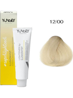 Yunsey Ilusionyst 12.00 Εξαιρετικά Ανοιχτό Ξανθό Φυσικό Μόνιμη Βαφή Μαλλιών 60ml