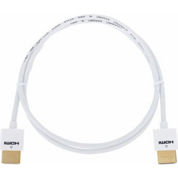 Kramer Electronics Καλώδιο HDMI Male to HDMI Male 0.9m White C-HM/HM/PICO/WH-3
