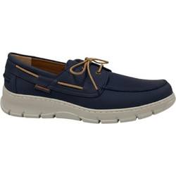 Commanchero Ανδρικά Μοκασίνια Boat Shoes Δερμάτινα Navy Μπλε 72464-227