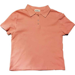 24colours Γυναικεία Μπλούζα Polo Κοντομάνικη Πορτοκαλί 11659C-PNK