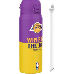 Ion8 NBA Lakers Παιδικό Παγούρι Θερμός Ανοξείδωτο Μωβ Κίτρινο 750ml