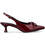 Envie Shoes Γόβες Slingback Λουστρίνι με Λεπτό Χαμηλό Τακούνι & Φιόγκο Μπορντό E02-22063-39